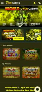 Thor Casino sister sites mobile