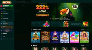 Tucan Casino sister sites homepage