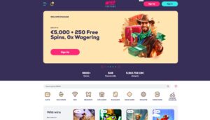 Wild Fortune sister sites homepage