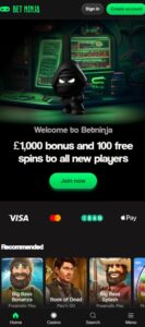 Bet Ninja sister sites mobile