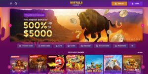 Buffalo Casino sister sites homepage