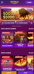 Buffalo Casino sister sites mobile