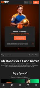 GGBet sister sites mobile