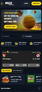 Max Casino sister sites mobile