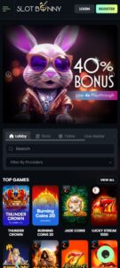 Slot Bunny mobile screenshot