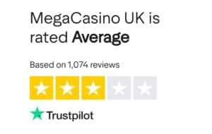 mega casino trustpilot score