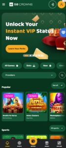 50 Crowns sister sites mobile