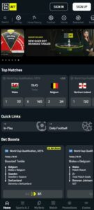 DAZN Bet sister sites mobile