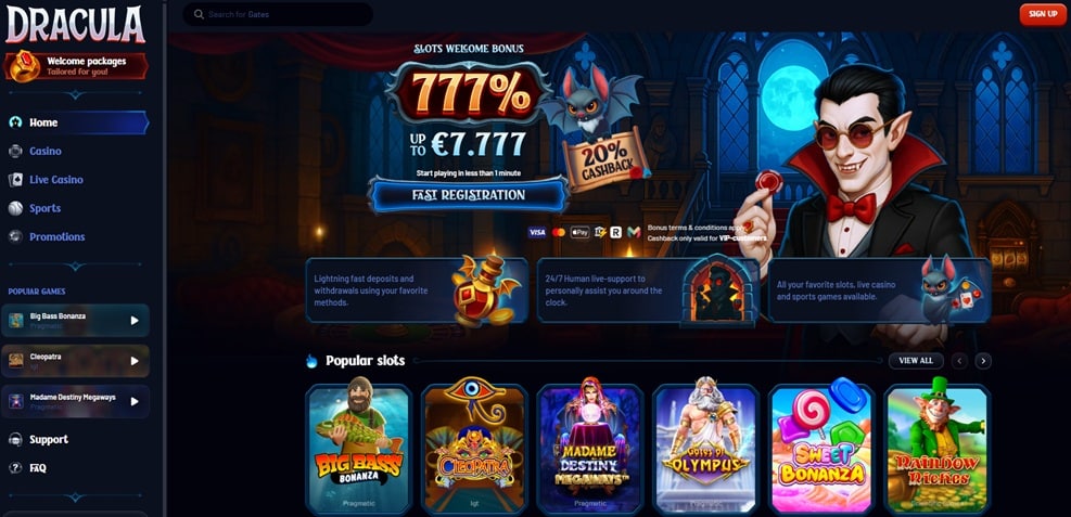 smash casino sister sites dracula casino
