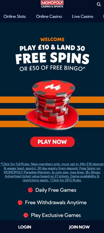 Monopoly Casino Mobile