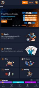 Xyes Casino sister sites mobile