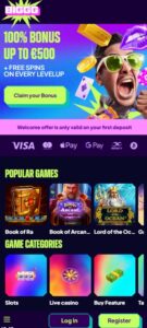 BIGGG Casino sister sites mobile