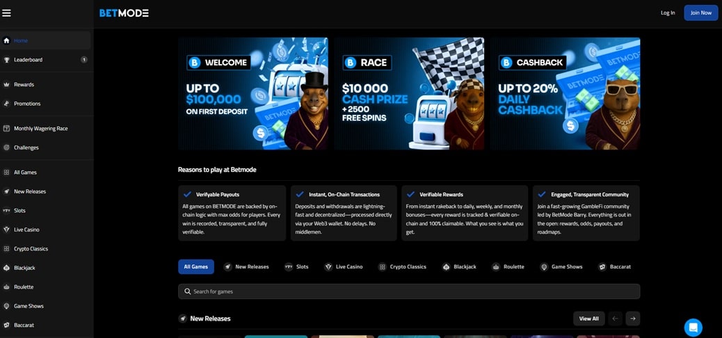lucky coin sister sites betmode