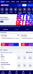 Betfred sister sites mobile