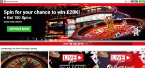 Genting Casino sister sites homepage