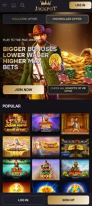 Jack Pot sister sites mobile