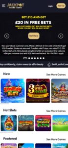 Jackpot Mobile Casino sister sites mobile