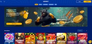 Kodabet sister sites homepage