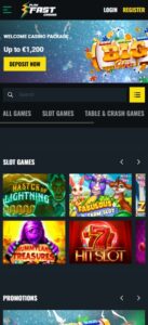 Play Fast Casino sister sites mobile