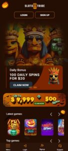 Sloto Tribe sister sites mobile