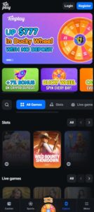 Tonplay sister sites mobile