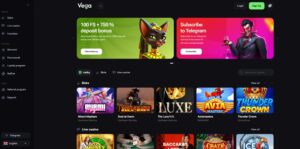 Vega Bet sister sites homepage