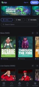 Aurora Dragon sister sites mobile