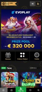 Black Label Casino sister sites mobile