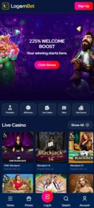 LagomBet sister sites mobile