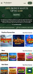 The Residence Casino sister sites mobile