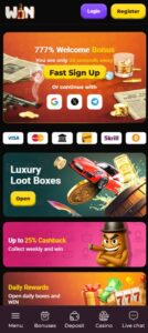 Whisky Win sister sites mobile