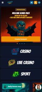 Casper Bets sister sites mobile