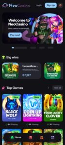Neo Casino sister sites mobile