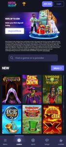 Neon Rush sister sites mobile
