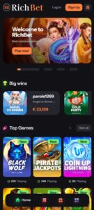 RichBet sister sites mobile