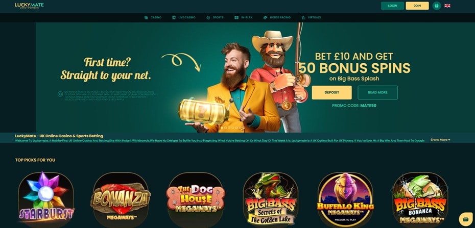 7bet sister sites luckymate casino