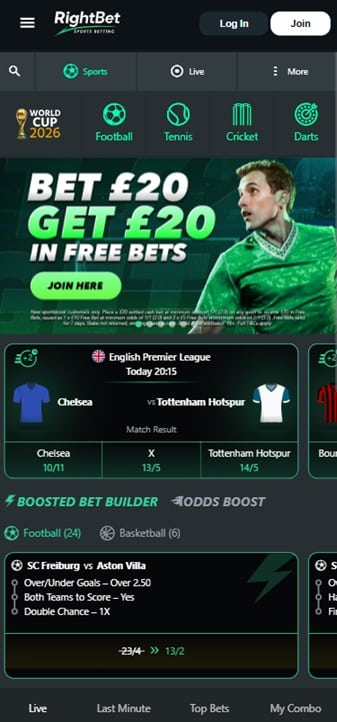 rightbet sister sites mobile