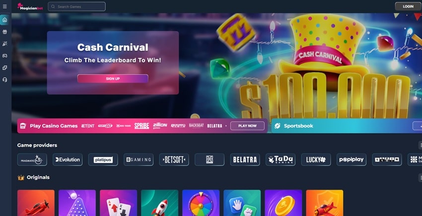 magicianbet sister sites homepage