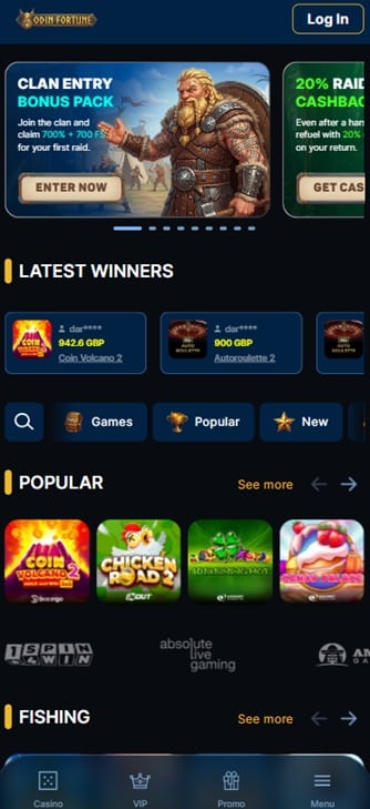 odin fortune sister sites mobile