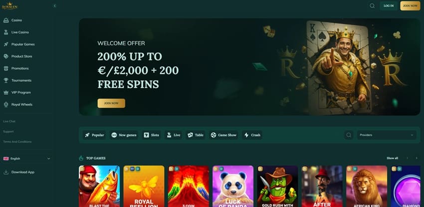 royalen casino sister sites homepage