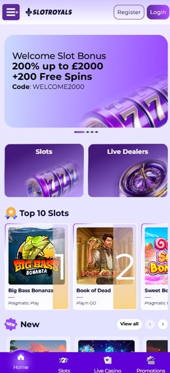 slot royals mobile screenshot