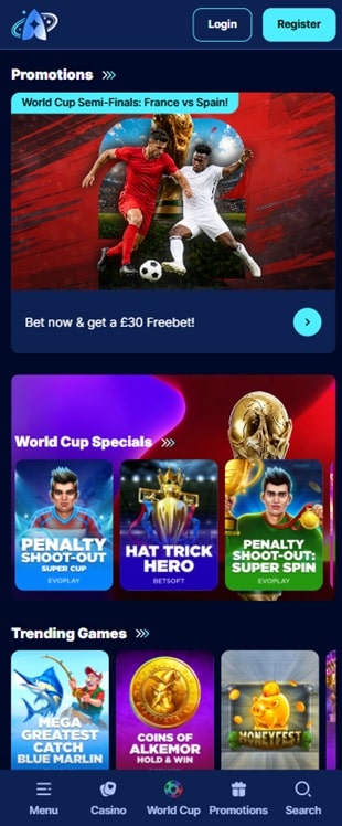 andromedasino sister sites mobile