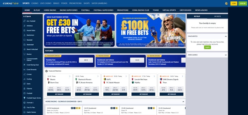 ladbrokes sister sites coral