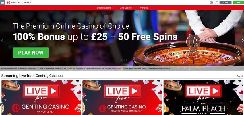 genting casino homepage