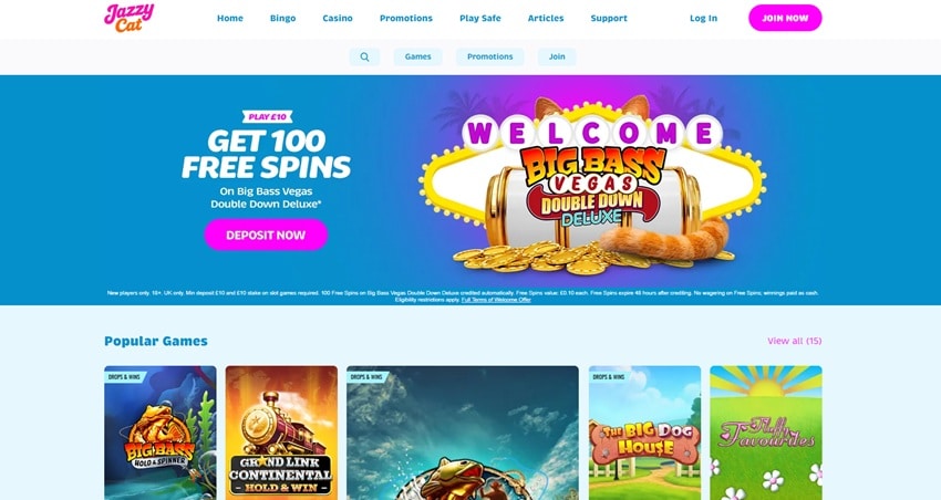 jazzy cat sister sites homepage