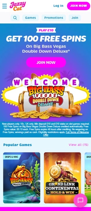 jazzy cat sister sites mobile