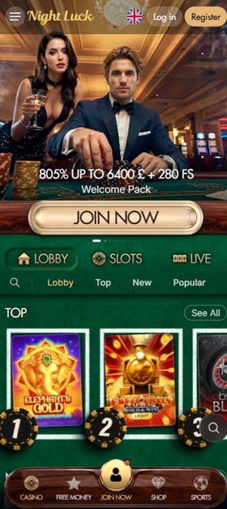 night luck sister sites mobile