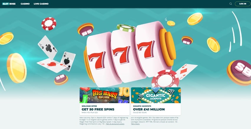Slot Boss homepage