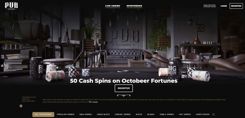 hyper casino sister sites pub casino