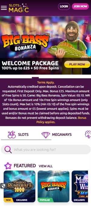 slots magic sister sites mobile screenshot